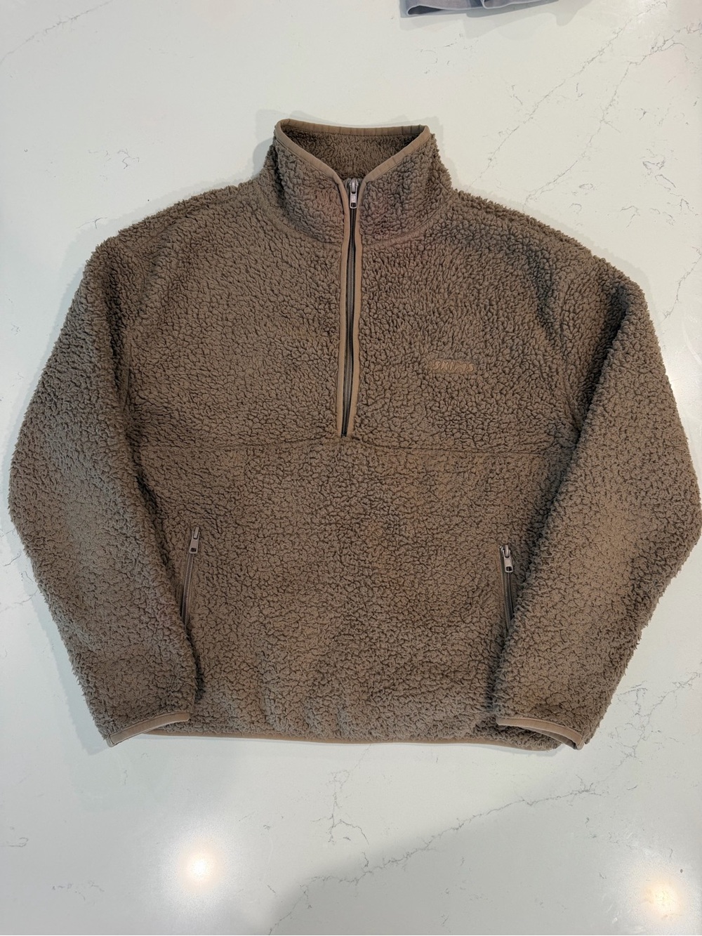 SKIMS Half Zip Teddy Sherpa- Size Small